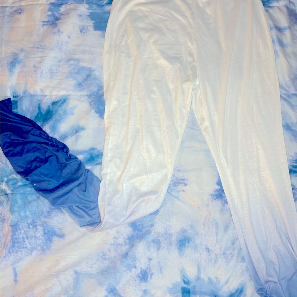 Stacked ombre colored pants